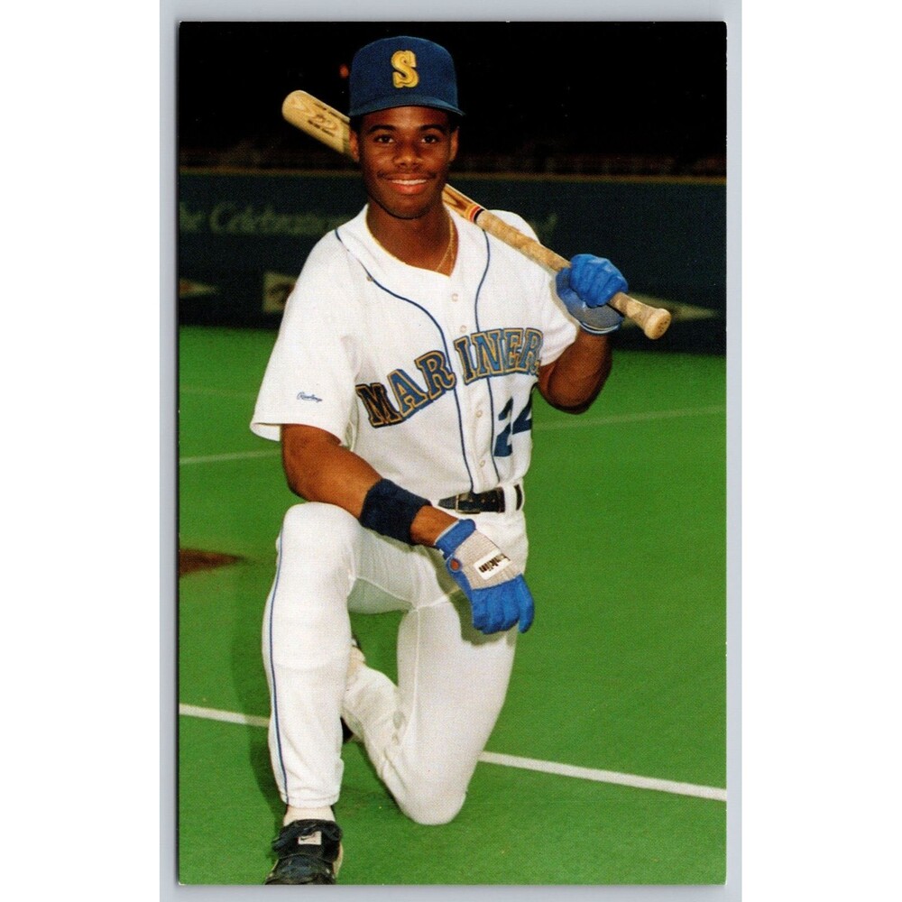 Postcard Ken Griffey Jr. 24 Seattle Mariners Outfield Baseball MLB 1991 Coffa